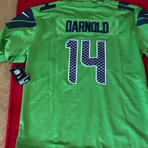 Nike Bright Green Darnold Jersey